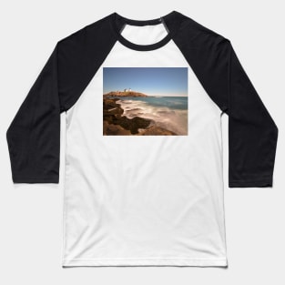 Nubble Light in York ME Cape Neddick Baseball T-Shirt